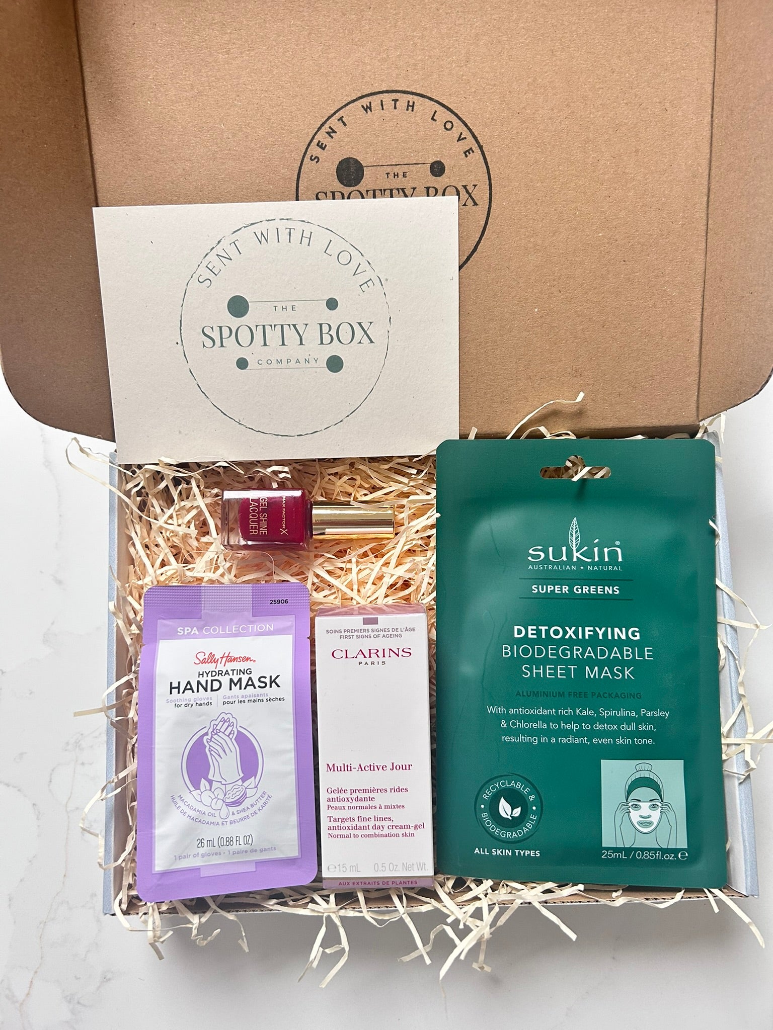 Skincare and Nail Polish Gift Box